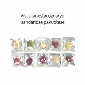 Bruzdukų advento kalendorius - supakuoti liofilizuoti skanėstai